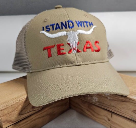 I STAND WITH TEXAS HAT