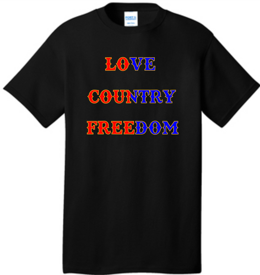 LOVE COUNTRY FREEDOM COLLECTION TEE